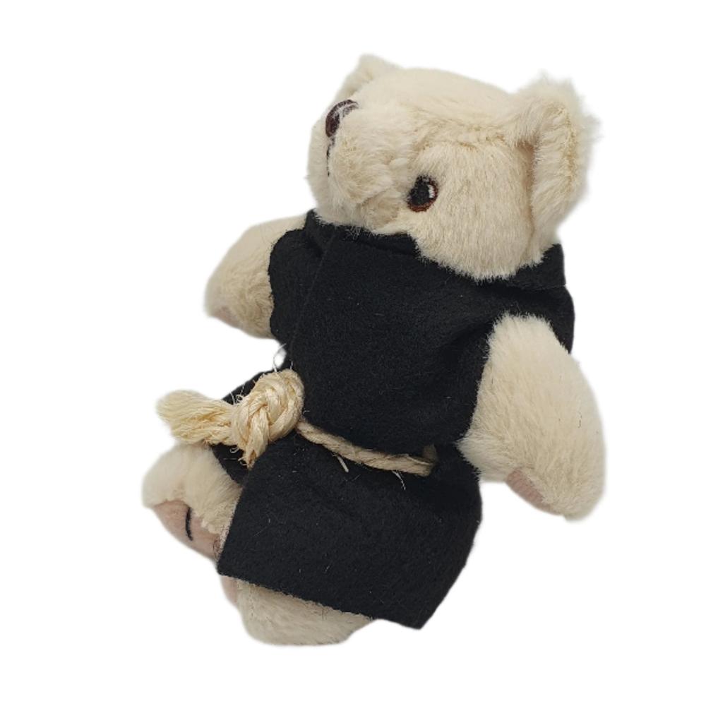 5" Honey Bear Soft Toy in Monks Outfit