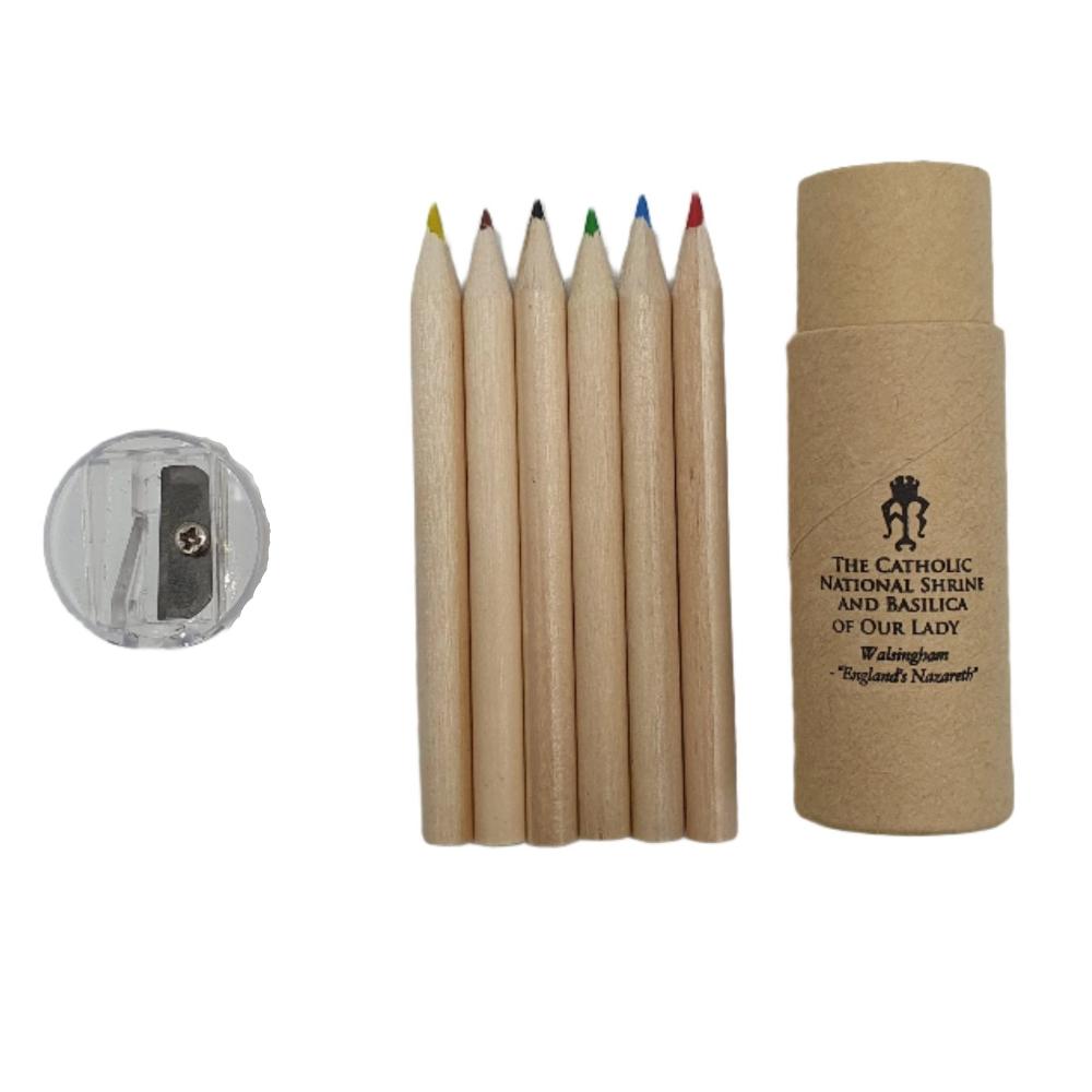 Walsingham Coloured Pencil Set with Built-In Sharpener