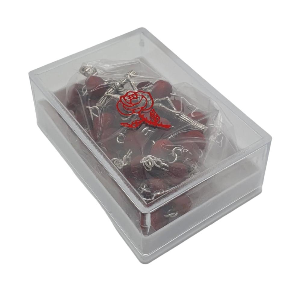 Padre Pio Wood Perfumed Rosary