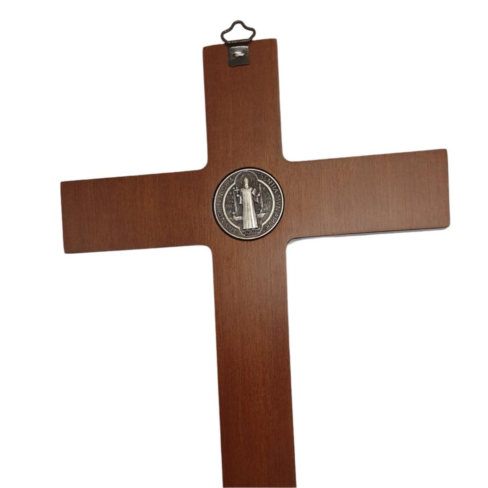 11" Saint Benedict Wooden Crucifix