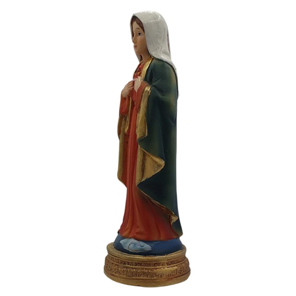 5" Renaissance Immaculate Heart of Mary Resin Statue
