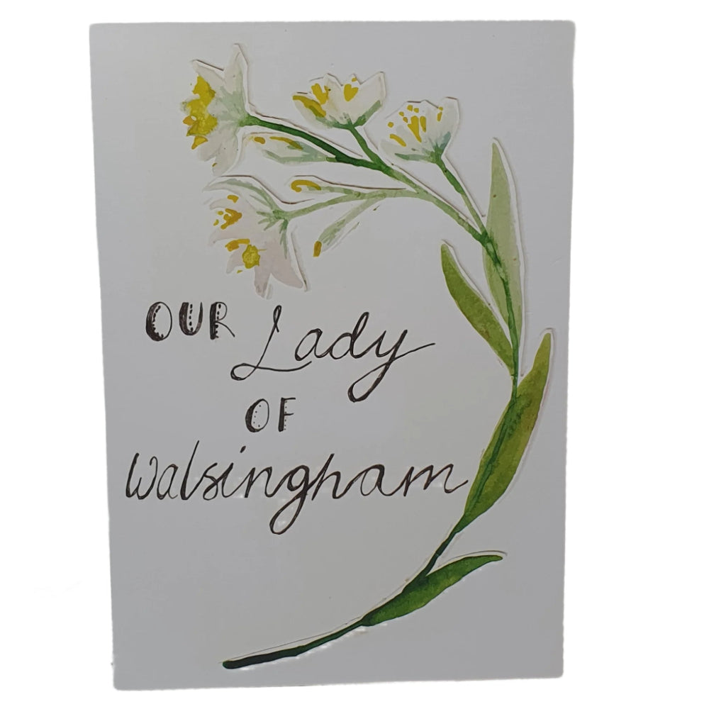 Our Lady of Walsingham Blank Card – Nancy Rose Designs
