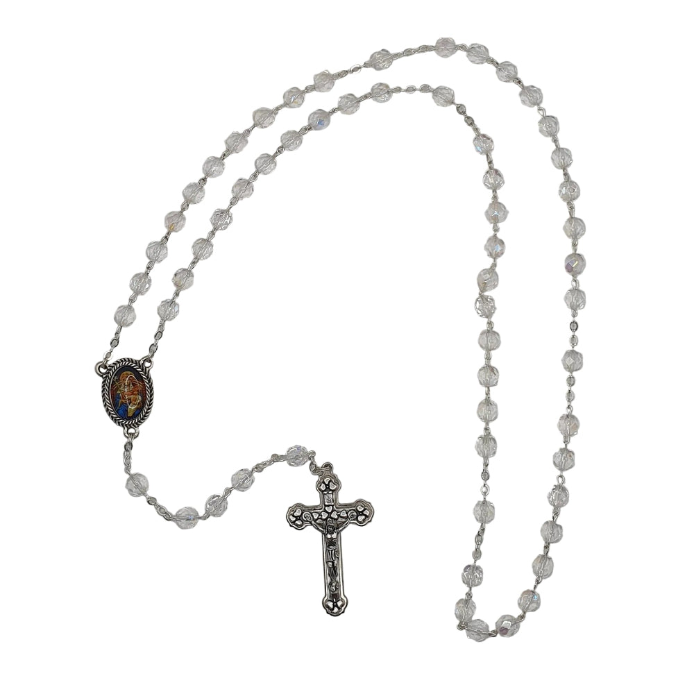 Our Lady of Walsingham Strong Full Rosary - Crystal