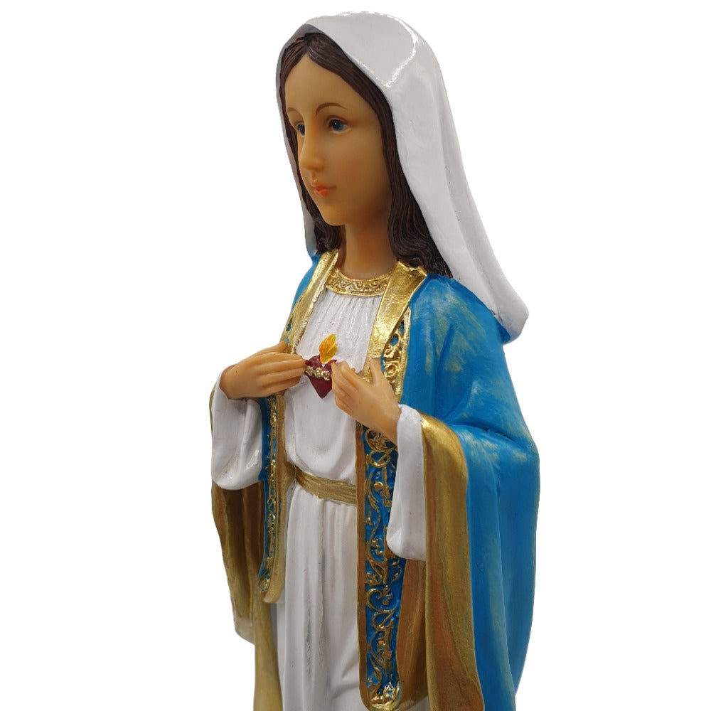 12" Florentine Immaculate Heart Statue - A Symbol of Devotion and Love