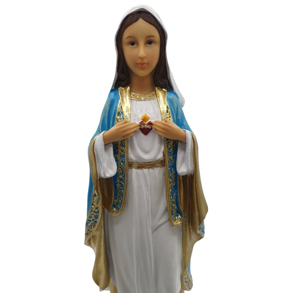 12" Florentine Immaculate Heart Statue - A Symbol of Devotion and Love