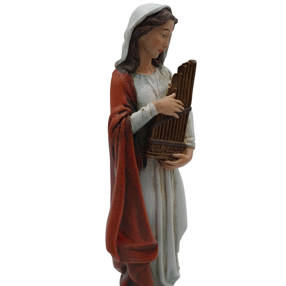 6" St. Cecilia Statue - A Symbol of Devotion and Musical Gift