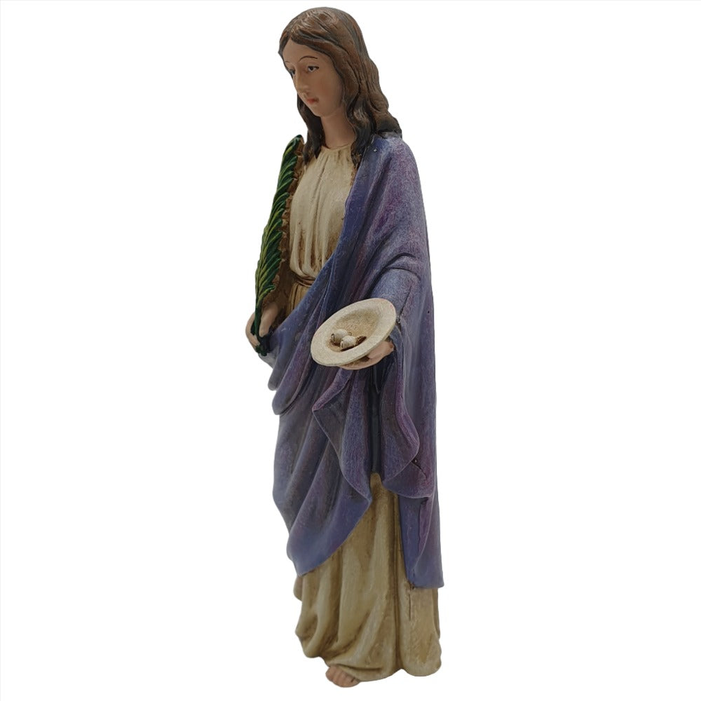 6" St. Lucy Statue - A Symbol of Light and Vision