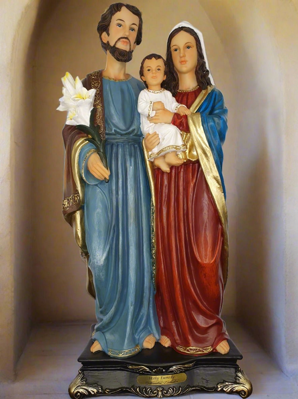 16" Florentine Holy Family Statue - A Beautiful Representation of the Holy Family