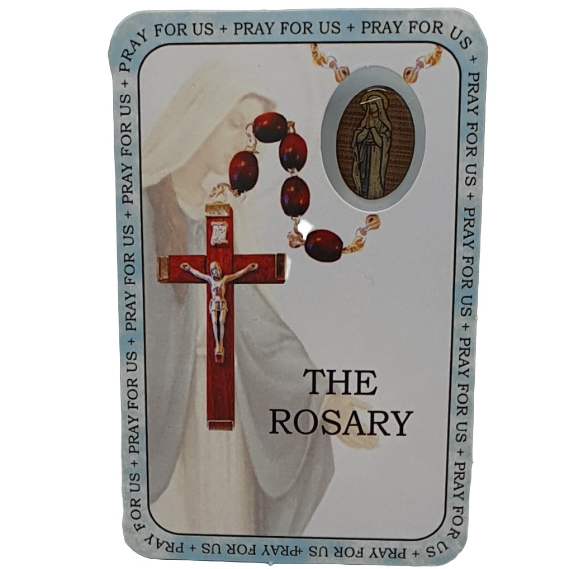 The Rosary Prayer Card