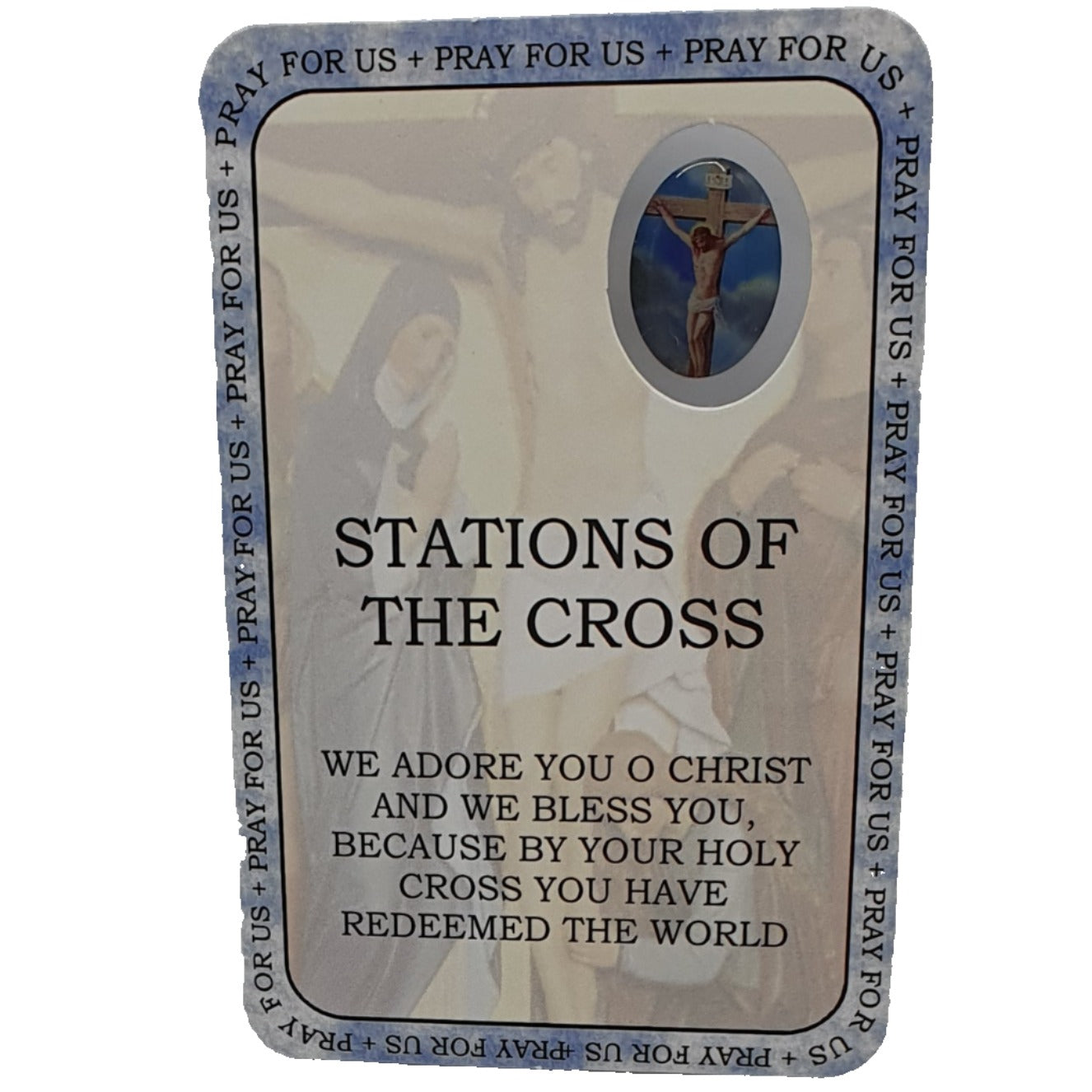 Stations of the Cross Prayer Card