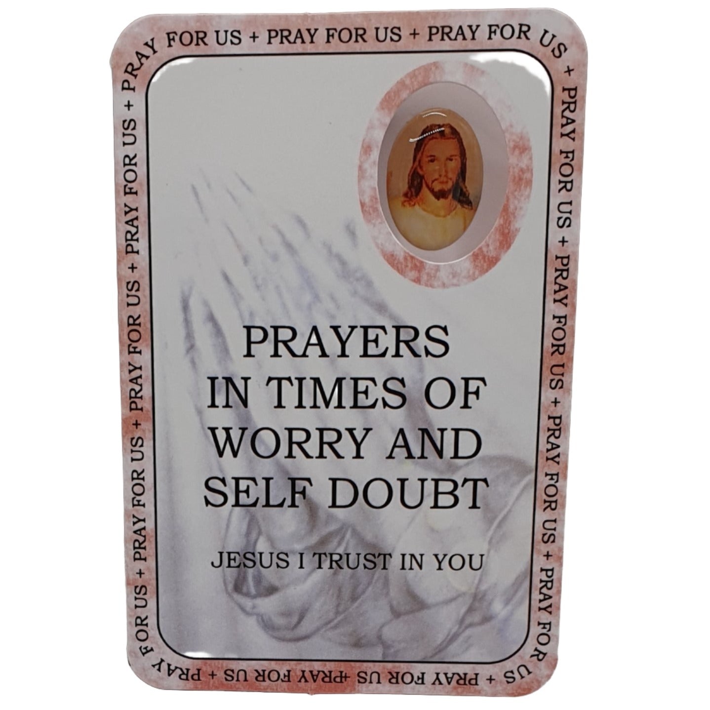 Prayers in Times of Worry and Self Doubt Prayer Card