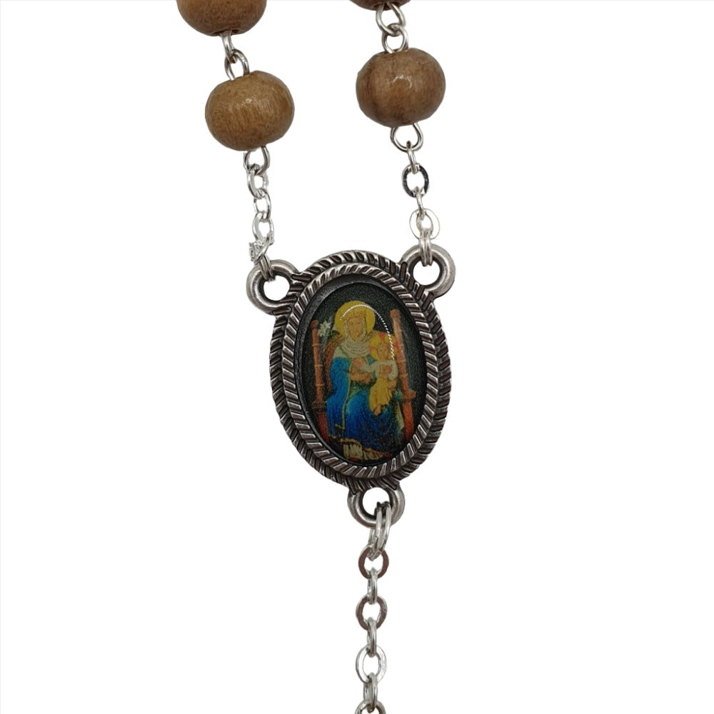 Our Lady of Walsingham Wooden Rosary - Single Decade