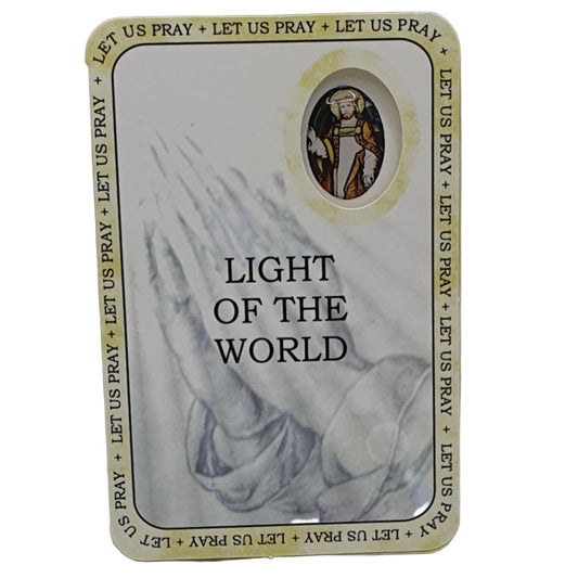 Light Of The World Prayer Card