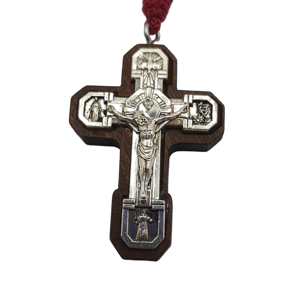 Metal Combat Rosary - St Michael Medal