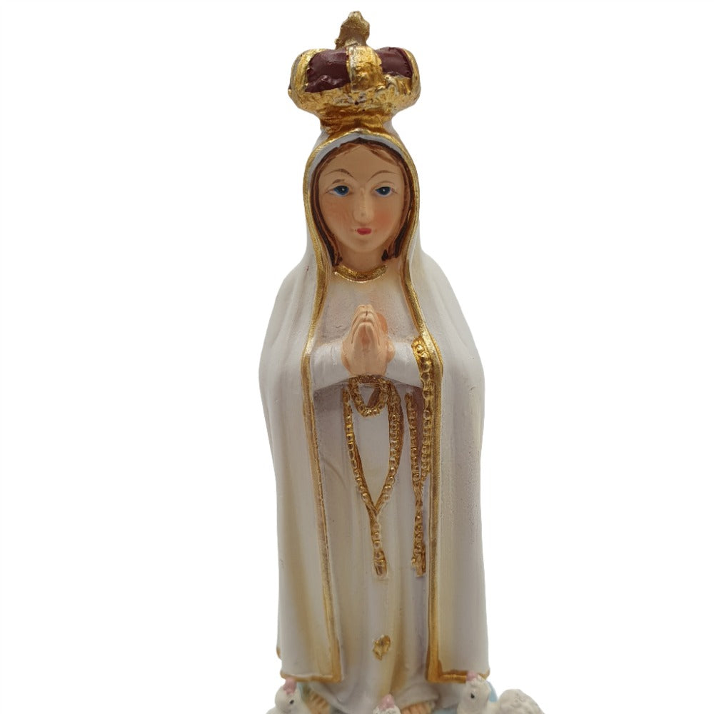 Our Lady of the Holy Rosary of Fátima 5" Renaissance Statue