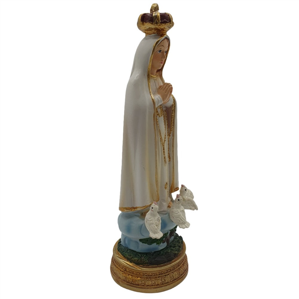 Our Lady of the Holy Rosary of Fátima 5" Renaissance Statue