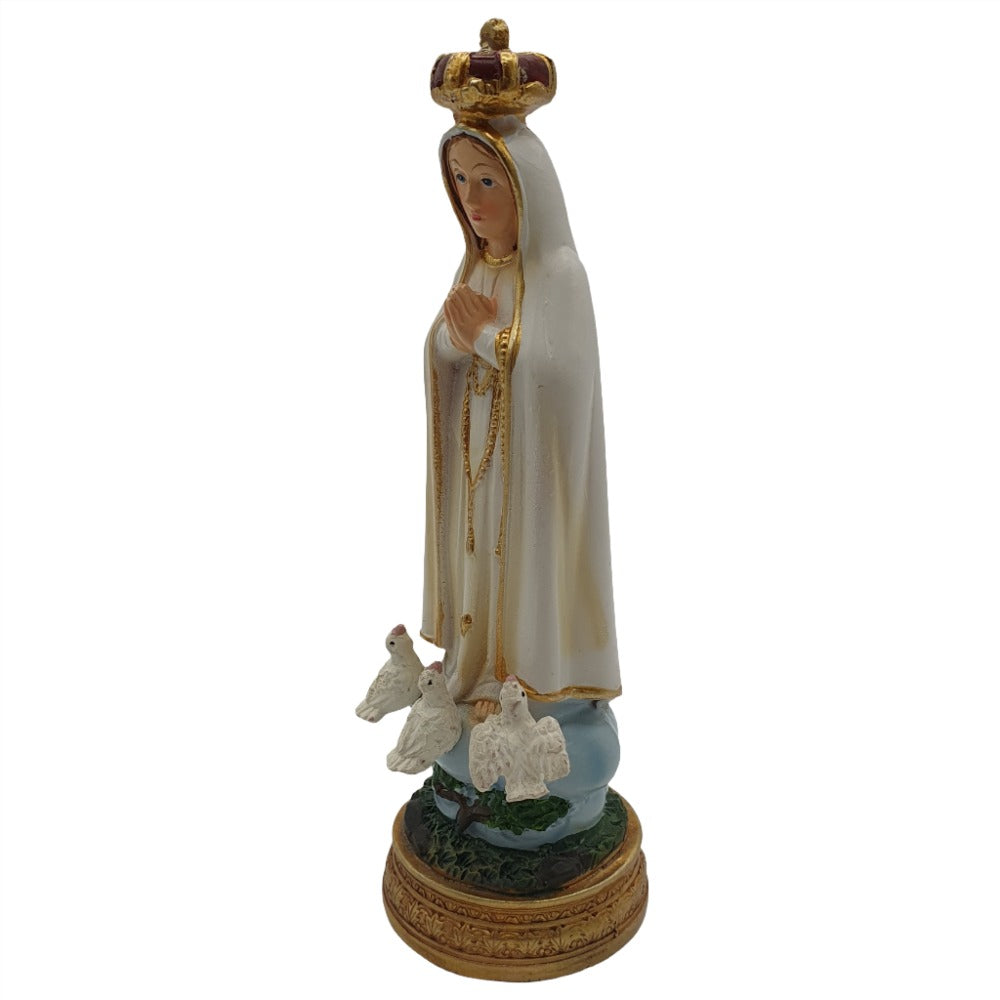 Our Lady of the Holy Rosary of Fátima 5" Renaissance Statue