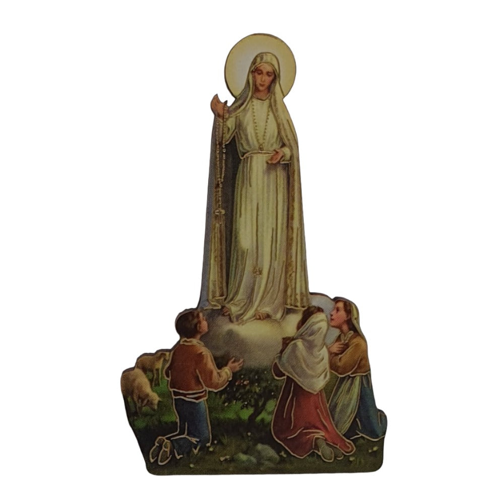 Miraculous Vision of Fatima Wood Magnet