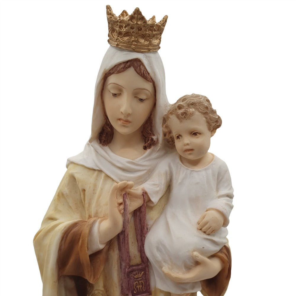 10.5" Veronese Resin Our Lady of Mount Carmel Statue