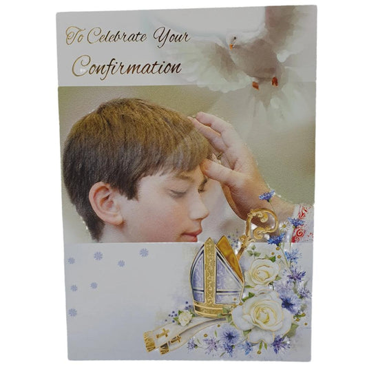 To Celebrate Your Confirmation Card - Boy