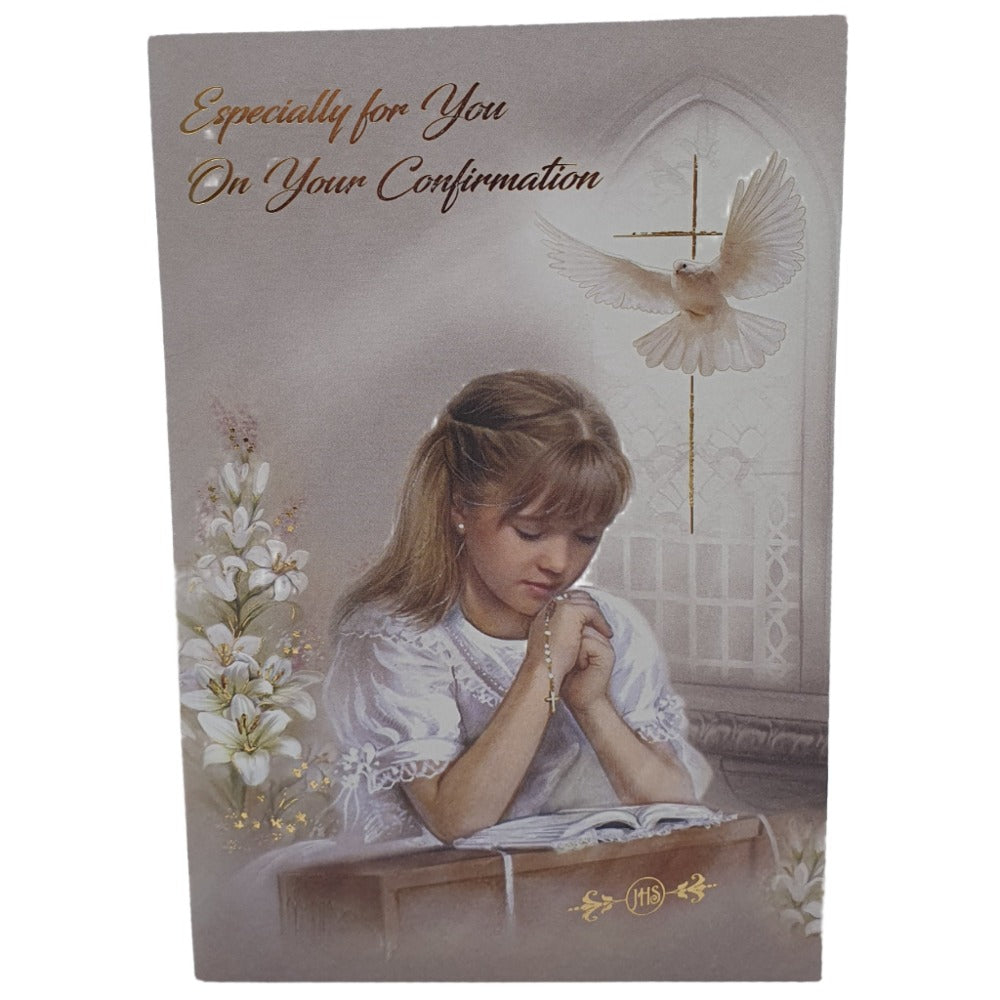 Especially for You On Your Confirmation - Girl Greeting Card