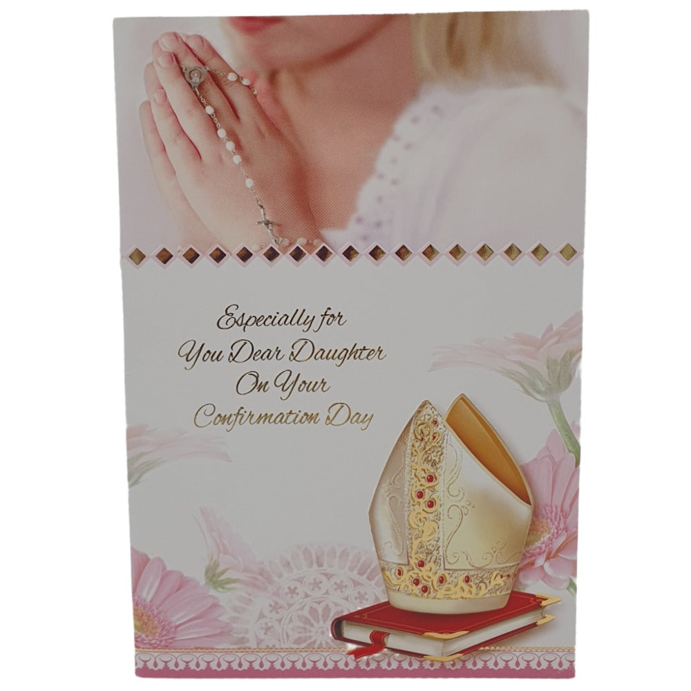 Especially for You Dear Daughter On Your Confirmation Day - Girl Greeting Card