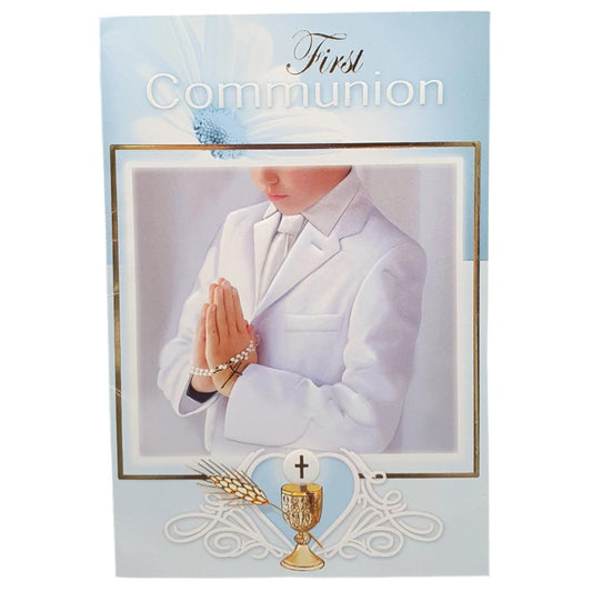 Boys First Communion Card