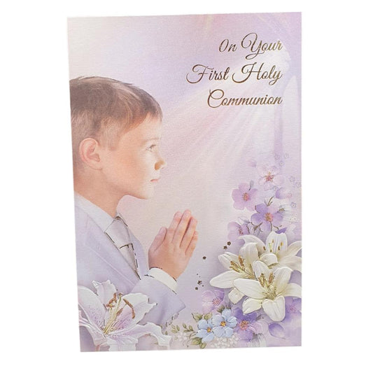 On Your First Holy Communion Card