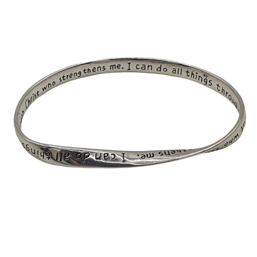 Inspirational Scripture Bangle Bracelets