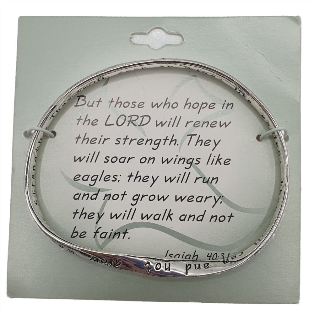 Inspirational Scripture Bangle Bracelets