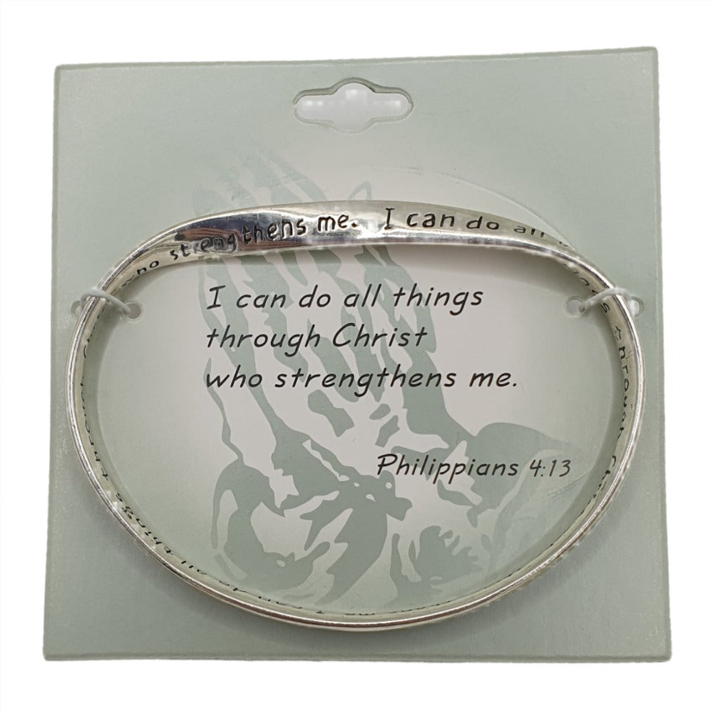 Inspirational Scripture Bangle Bracelets