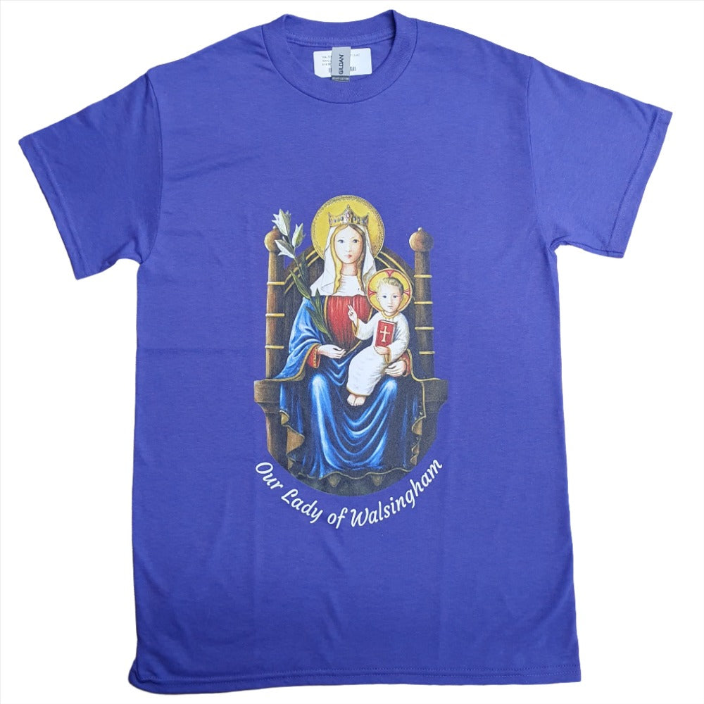 Our Lady of Walsingham Lilac Unisex T-shirt