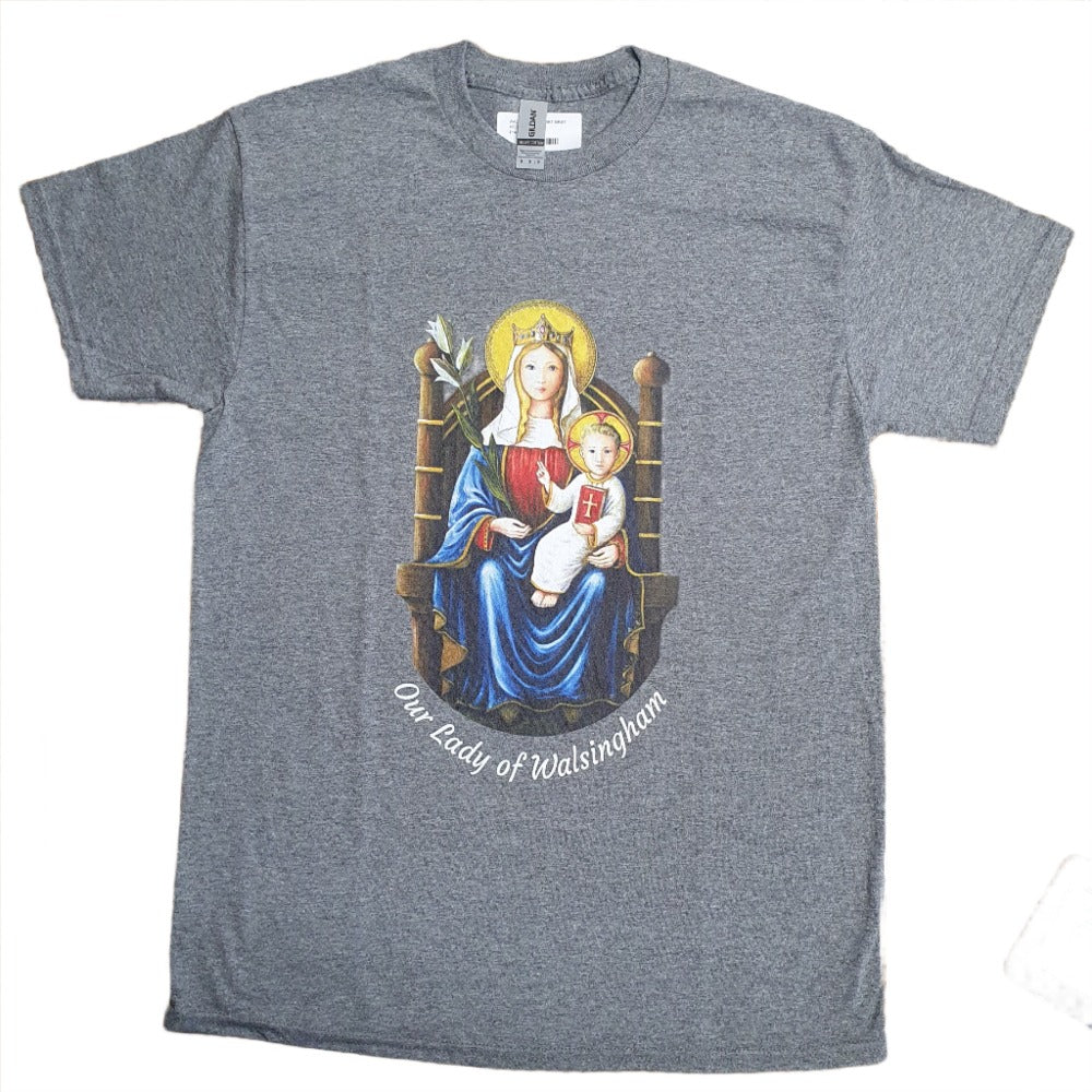 Our Lady of Walsingham Grey Unisex T-Shirt