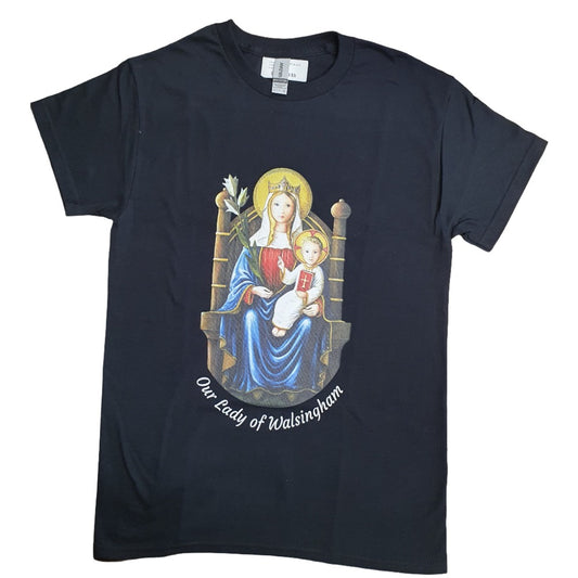 Our Lady of Walsingham Black Unisex T-shirt