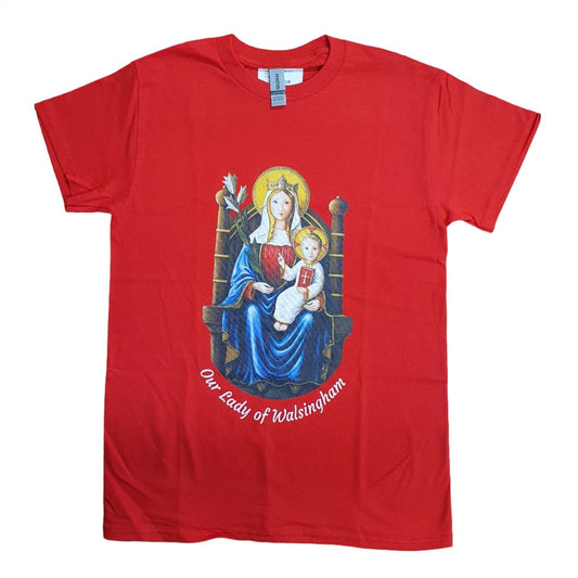 Our Lady of Walsingham Red Unisex T-Shirt