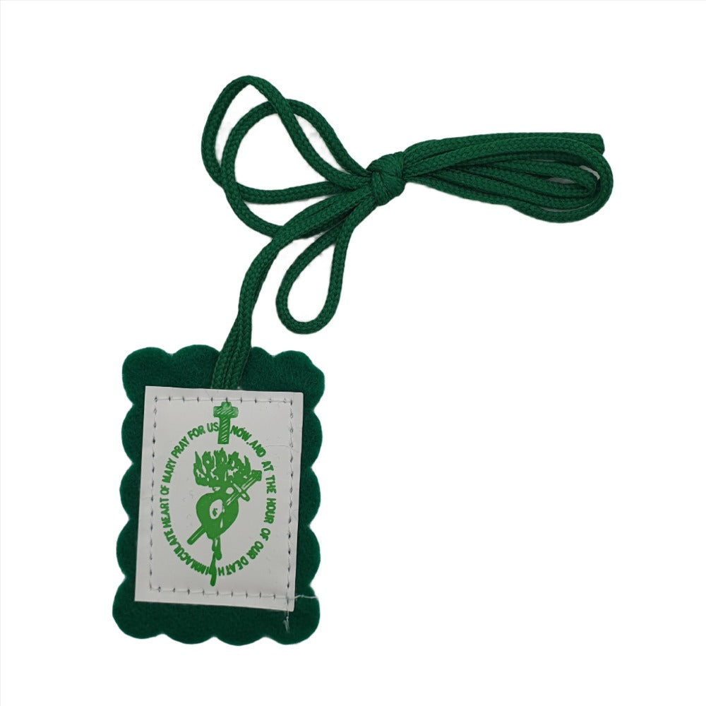 Green Scapular with Leaflet