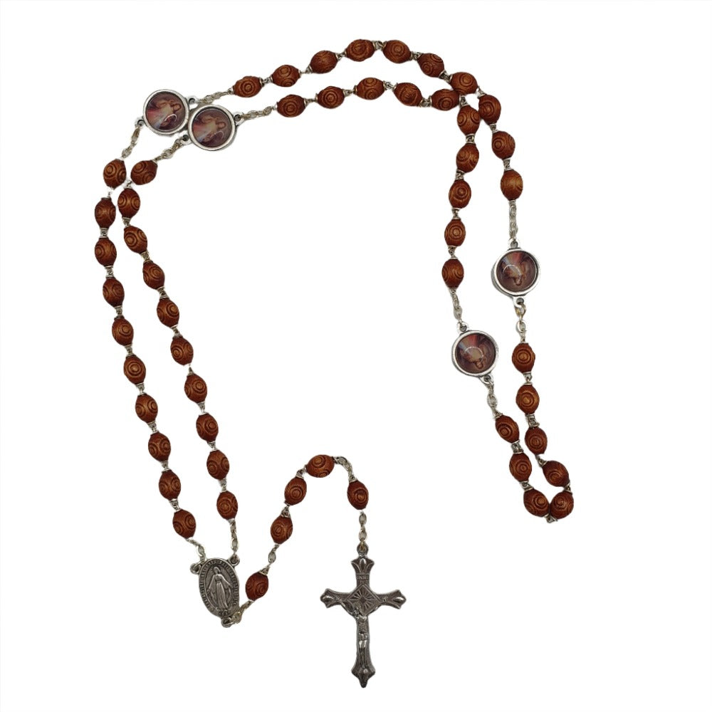 Divine Mercy Chaplet Rosary with Detailed Medallions