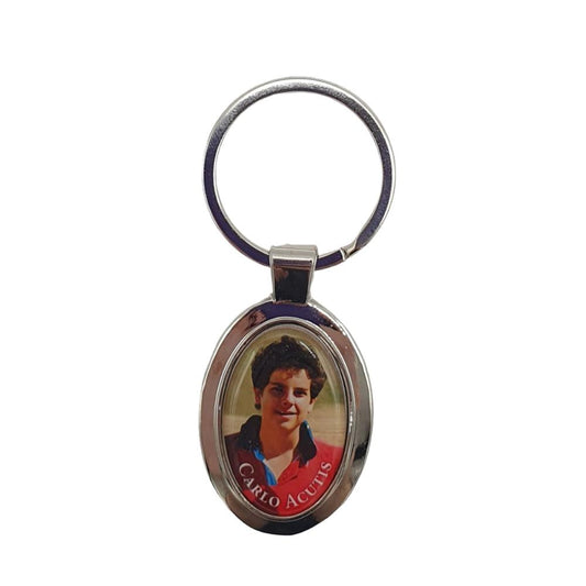 Carlo Acutis Metal Keyring