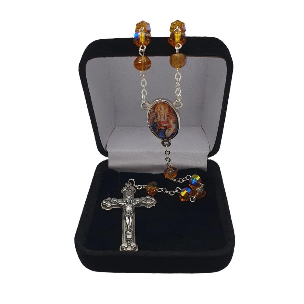 5 Decade Rosary with Our Lady of Walsingham Centrepiece