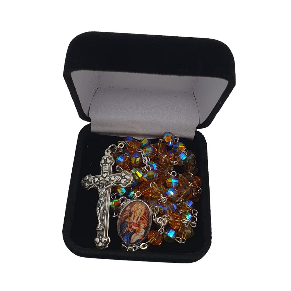 5 Decade Rosary with Our Lady of Walsingham Centrepiece