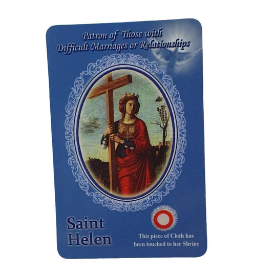 Saint Helen Relic Prayer Card