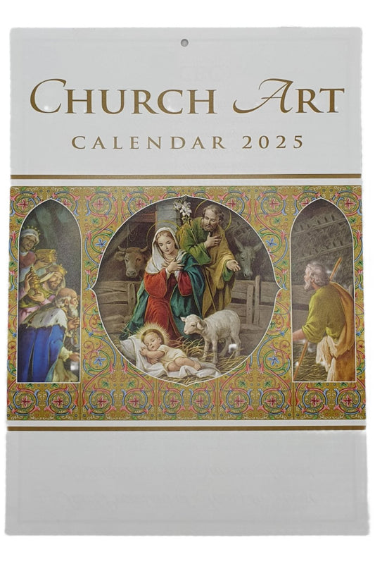 2025 Church Art Wall Calendar