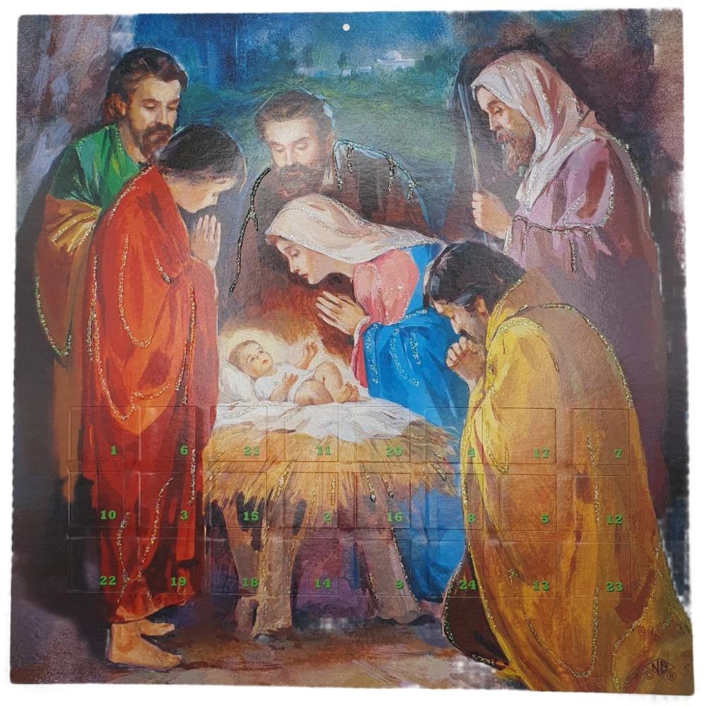 Colourful Nativity Advent Calendar