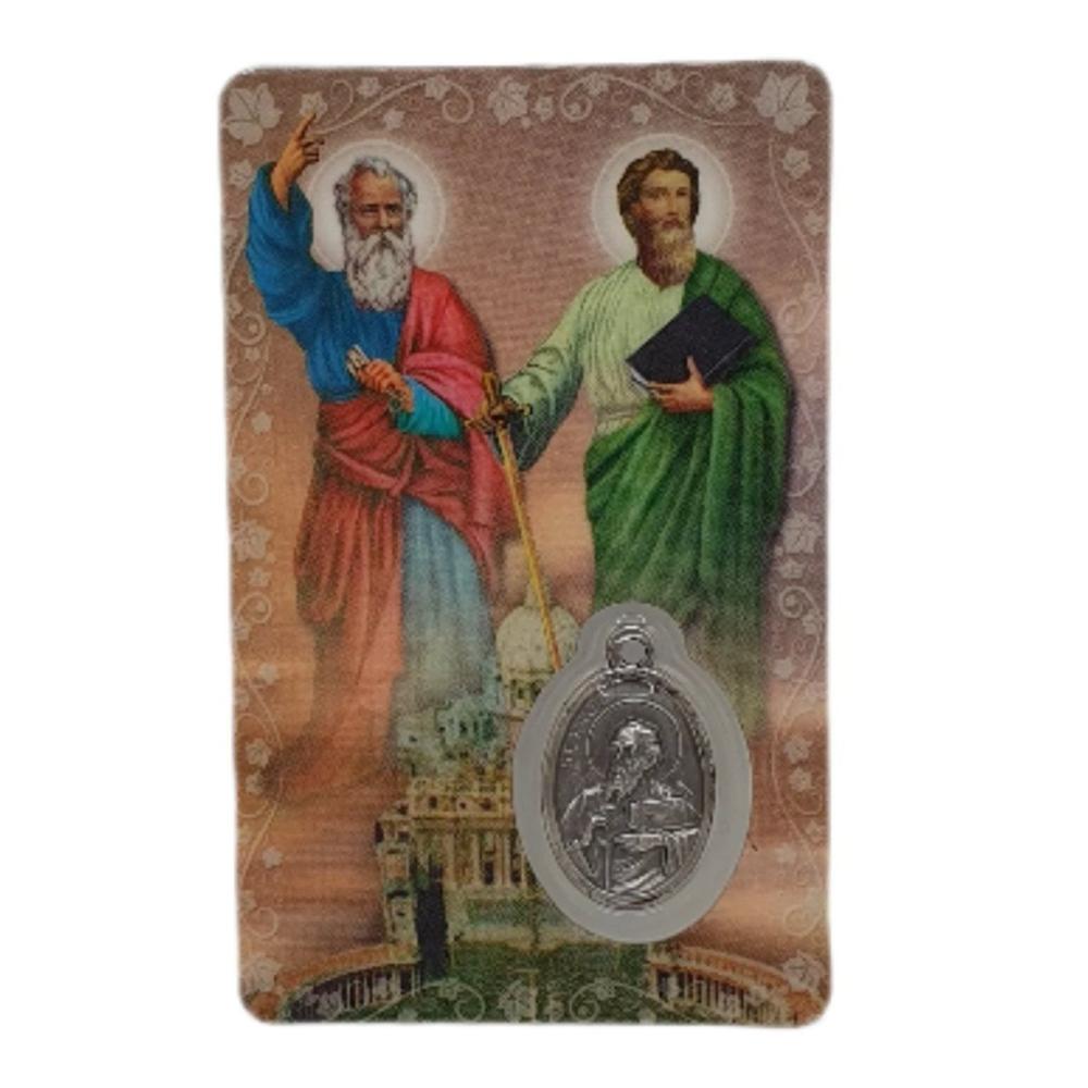 Saints Peter and Paul Medal Card