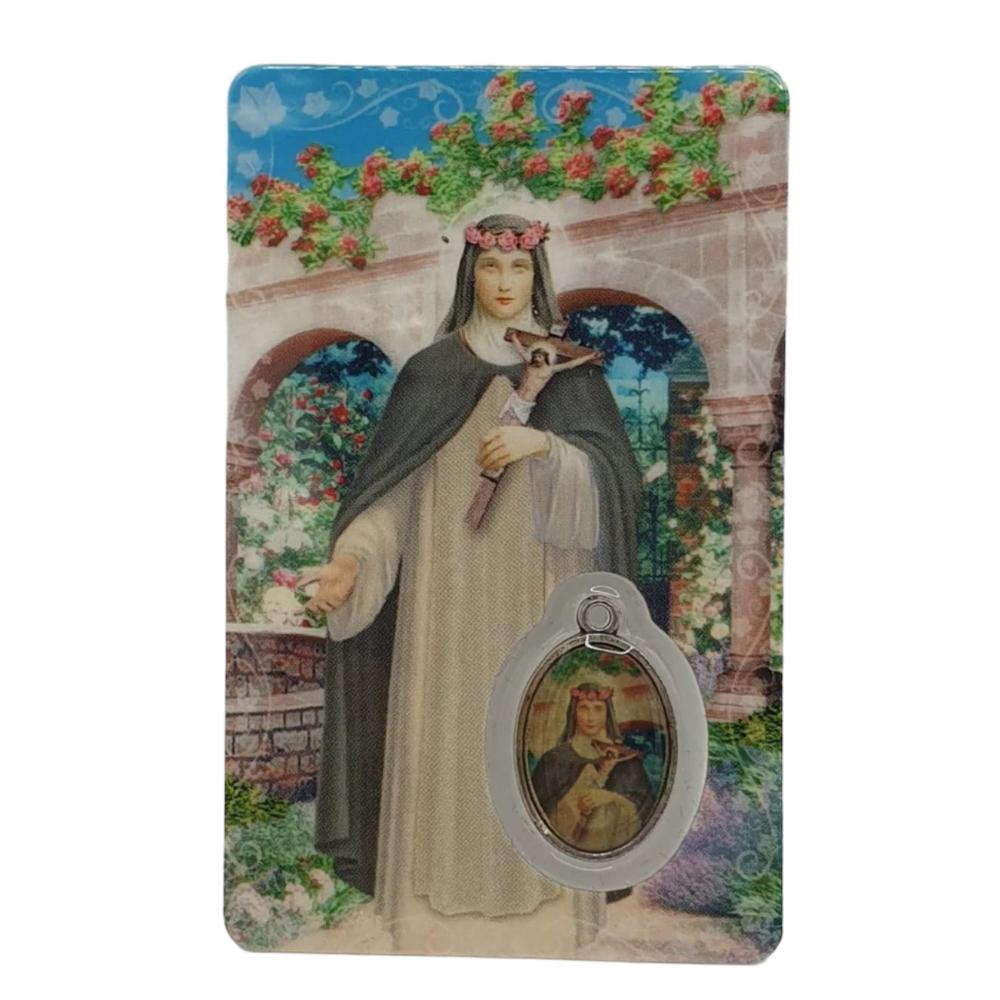 Saint Rose of Lima Medal Card