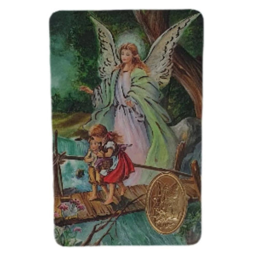 Guardian Angel Prayer Card – Divine Protection for Your Journey