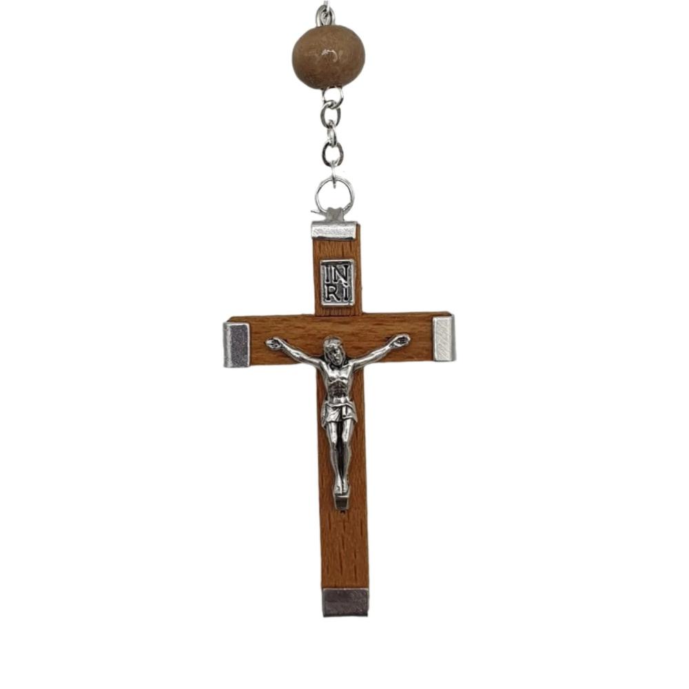 Our Lady of Walsingham Olive Wood Single Decade Car Rosary