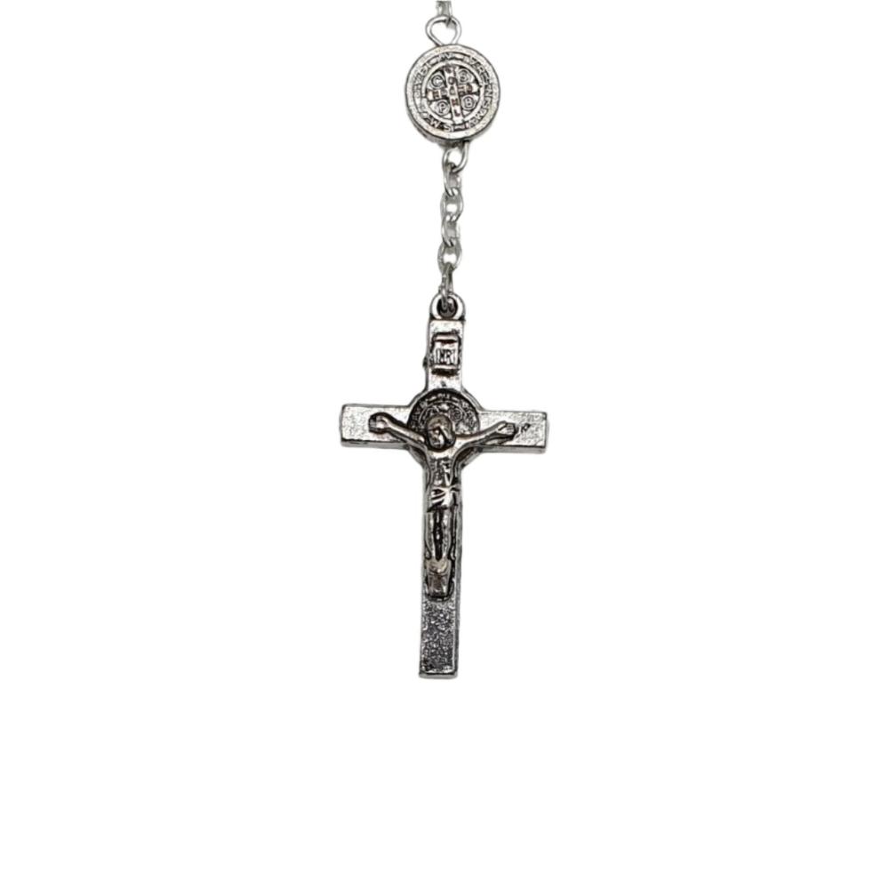 Full St. Benedict Medal Rosary with St. Benedict Crucifix