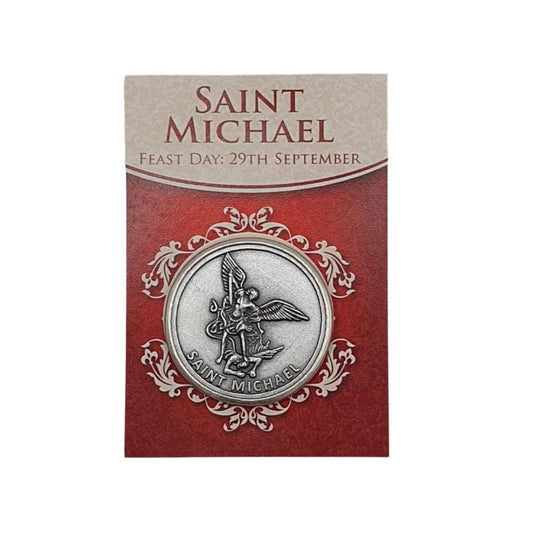 Saint Michael Token with Prayer Card