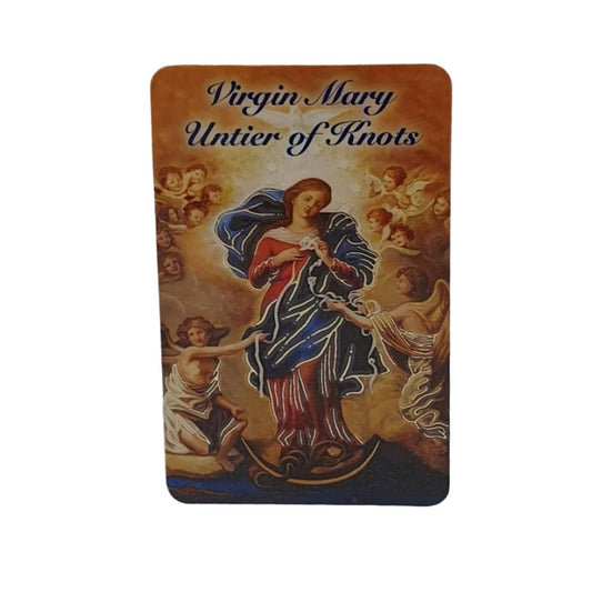 Virgin Mary Untier of Knots Prayer Card – A Prayer for Difficult Situations